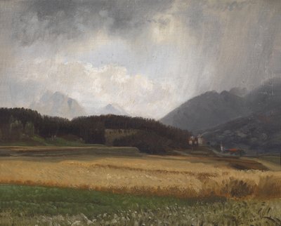 Rainy Mood over Igls by Anton Hlavacek